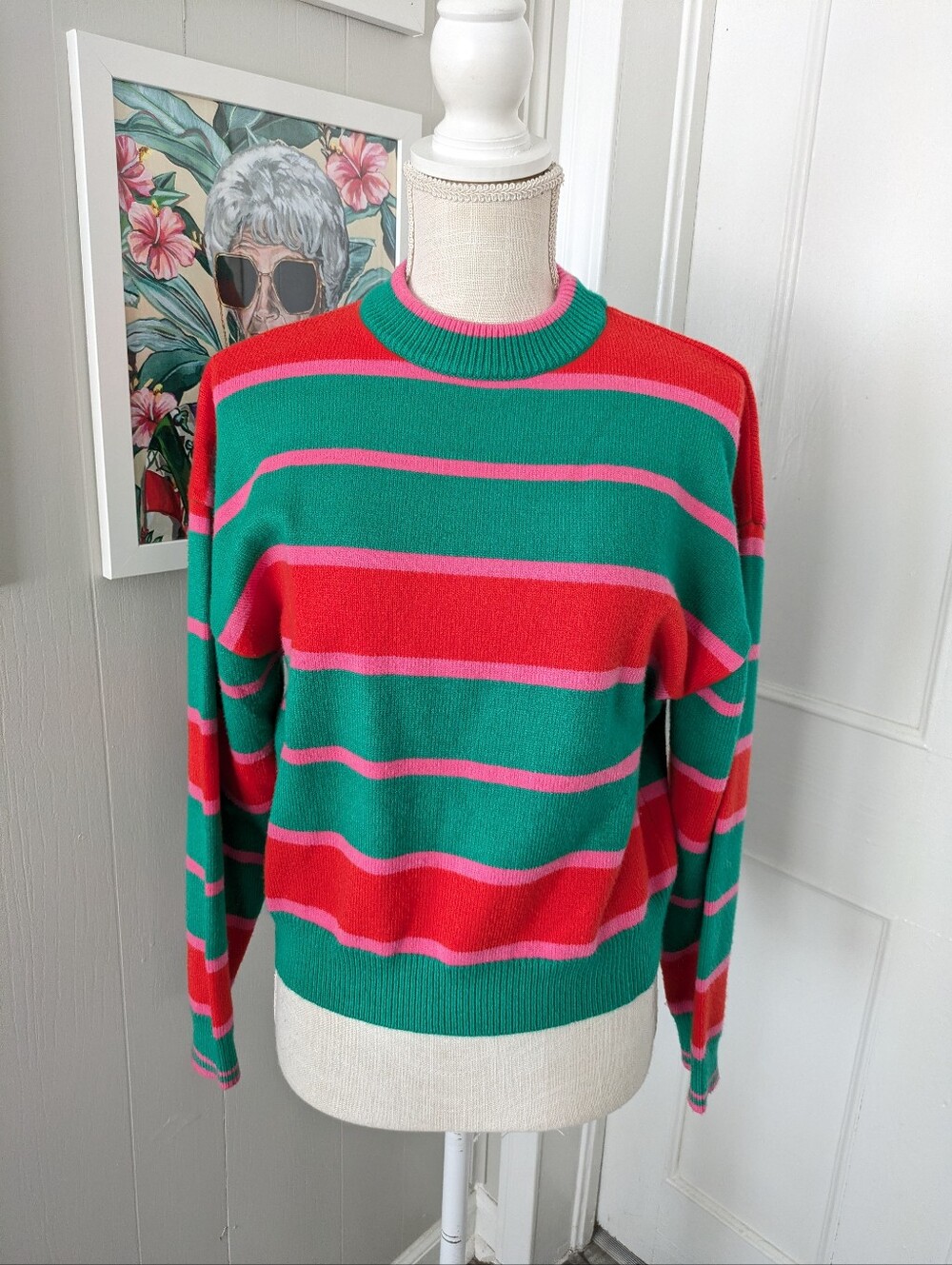 THML Striped Sweater Holiday XS‎